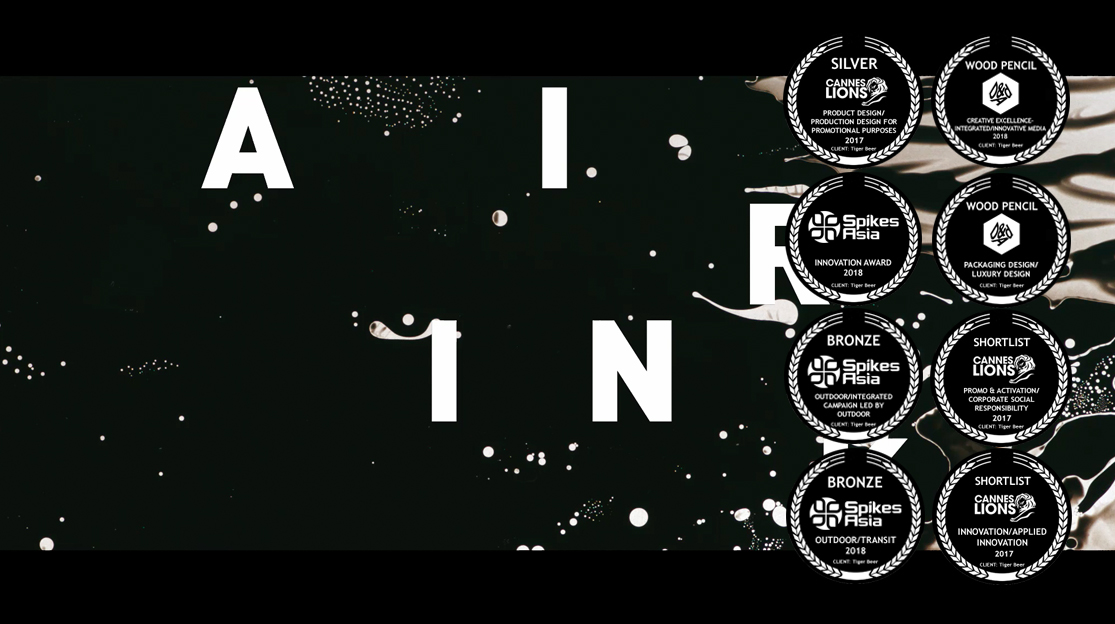 Tiger Beer - 'Air Ink'